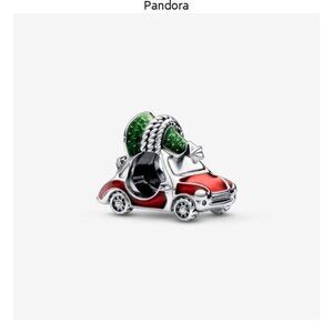 Authentic Pandora Festive Car & Christmas Tree Charm